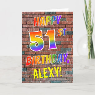 Tarjeta El graffiti inspiró el arcoiris con aspecto de fel