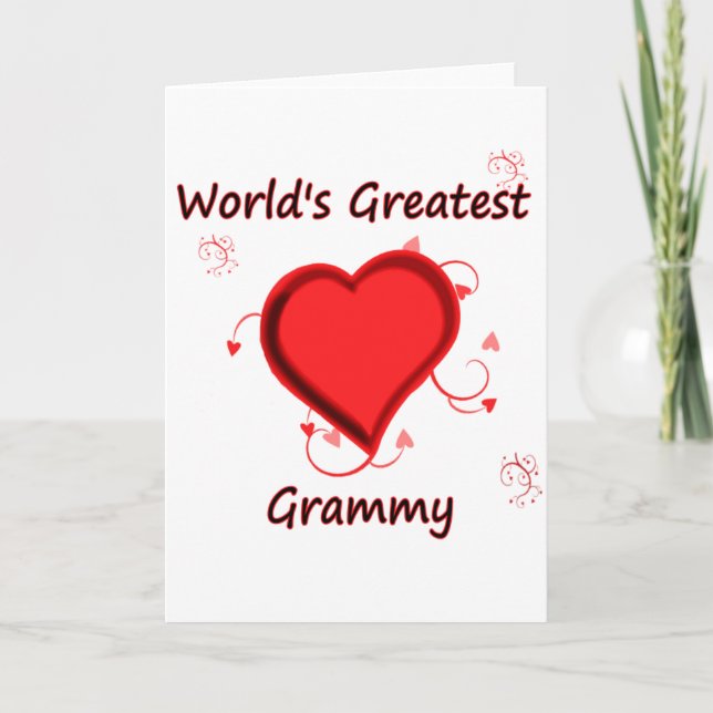Tarjeta El grammy más grande del mundo (Anverso)