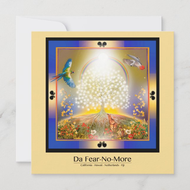 Tarjeta El gran árbol (Anverso)