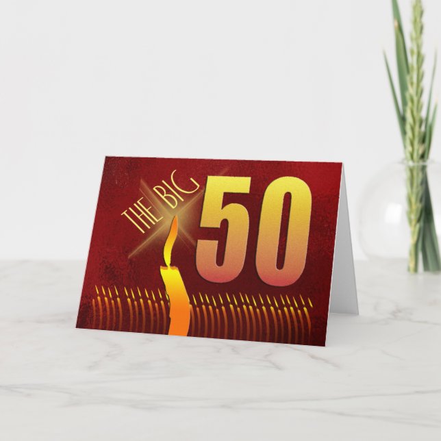 Tarjeta ¡El grande 50! (Anverso)