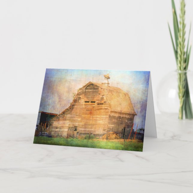 Tarjeta El granero con la cúpula rota (Anverso)