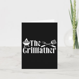 Tarjeta El Grillfather - Bbq Fathers Day Present - Diverti
