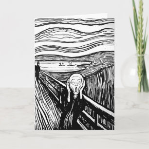 Tarjeta El grito de Edvard Munch