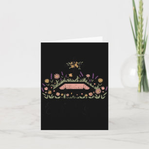 Tarjeta Él ha Resucitado Cruz Floral Tumba de Pascua Crist
