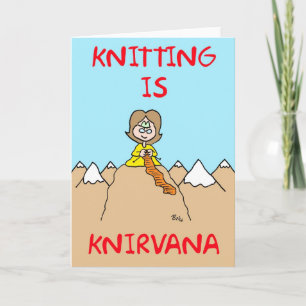Tarjeta el hacer punto es knirvana