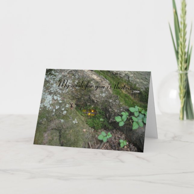 Tarjeta "El hada estaba en casa" (Anverso)