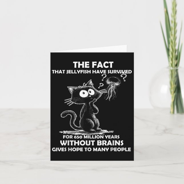 Tarjeta El Hecho De Que Las Jellyfish Han Sobrevivido 650  (Anverso)