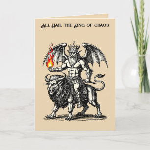 Tarjeta El Heraldo Del Caos Asmodeus