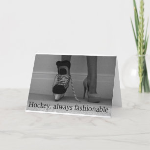 Tarjeta El hockey de los chicas es siempre de moda
