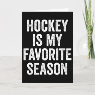 Tarjeta El hockey es mi jugador de hockey de temporada fav