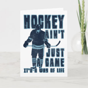 Tarjeta El hockey no es sólo un juego