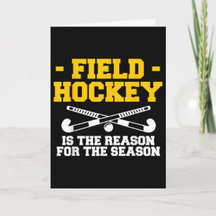 Tarjeta El hockey sobre hierba es la razón de la temporada