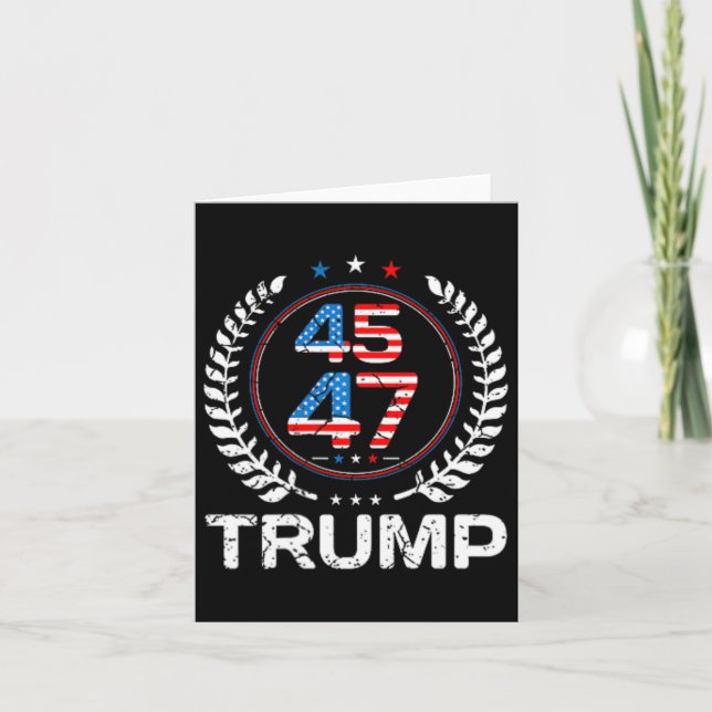 Tarjeta El hogar de Trump, el hogar de un papá gracioso, N (Anverso)