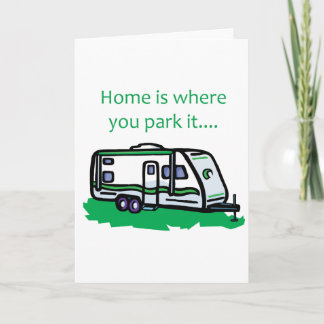 Tarjeta El hogar es donde usted lo parquea