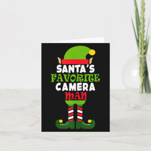 Tarjeta El hombre de Camvibes favorito de Papá Noel Divert