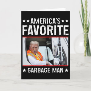 Tarjeta El hombre del garaje favorito de América divertido