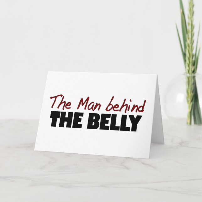 Tarjeta El Hombre Detrás Del Belly (Anverso)