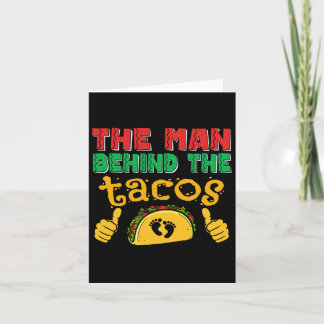 Tarjeta El hombre detrás del Taco Papá Mexicano Cinco De M
