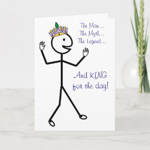 Tarjeta El hombre el mito la leyenda - feliz día del padre