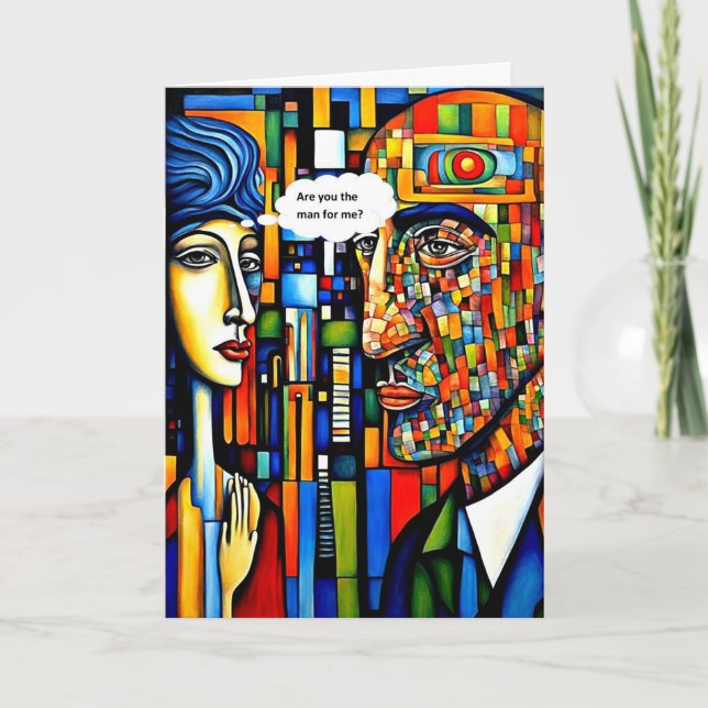 Tarjeta El hombre para mí (Anverso)