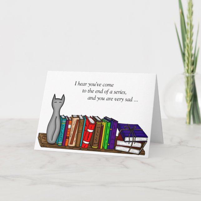 Tarjeta El humor de Book Lover | Abrazos gentiles (Anverso)