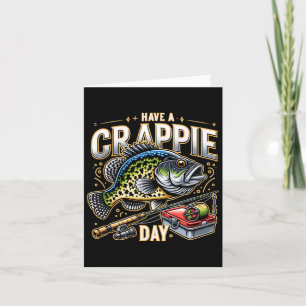 Tarjeta El Humor De La Pesca De Crappie Es Gracioso Y El C