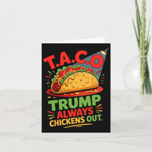 Tarjeta El humor de los tacos tambalea a América del Taco