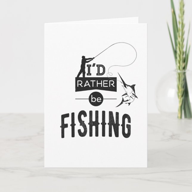 Tarjeta El humor de pescadores de pescadores de pescadores (Anverso)