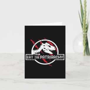 Tarjeta El humor feminista de los dinosaurios patriarcales