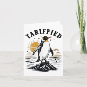 Tarjeta El humor político pingüino gracioso que se adueña