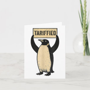 Tarjeta El humor político pingüino gracioso que se adueña