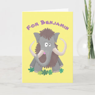 Tarjeta El ilustracion de un personalizado tonto