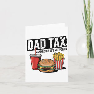 Tarjeta El impuesto a papá asegura que no es el Día de los