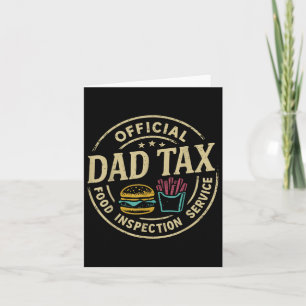 Tarjeta El impuesto a papá asegura que no es veneno, padre