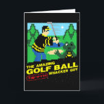 Tarjeta El increíble tipo que golpea la pelota de golf Tap<br><div class="desc">El increíble tipo que golpea la pelota de golf Tap-a-roo</div>