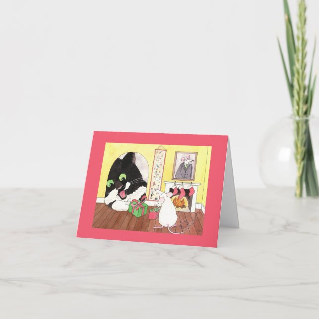 Tarjeta El intercambio de regalos (Anverso)