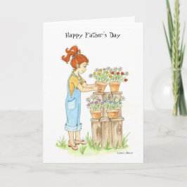 Tarjeta El jardín de amor del Día del Padre
