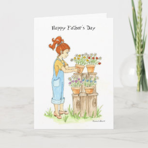 Tarjeta El jardín de amor del Día del Padre