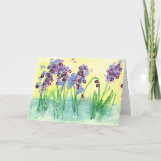 Tarjeta El jardín de flores de Abhi