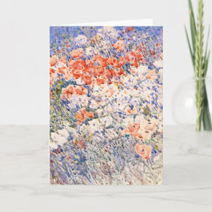 Tarjeta El Jardín de la Isla   Childe Hassam