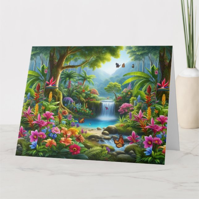 Tarjeta El Jardín del Edén (Anverso)