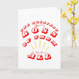 Tarjeta El Jefe Más Jefe De Todos Ellos