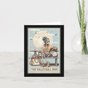 Tarjeta El Juego de Cartas de Tarot del Esqueleto de la Ma