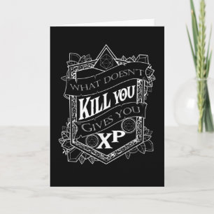 Tarjeta El juego de mesa te da dados XP