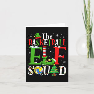 Tarjeta El juego de voleibol Elf Squad coincidiendo con vo