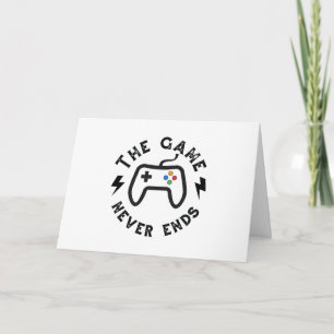 Tarjeta El juego nunca termina