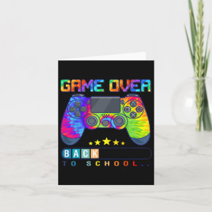 Tarjeta El Juego Pasó A La Escuela De Divertidos Niños Pri