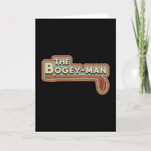 Tarjeta El jugador de golf Bogey-Man Golfer Golfing Funny