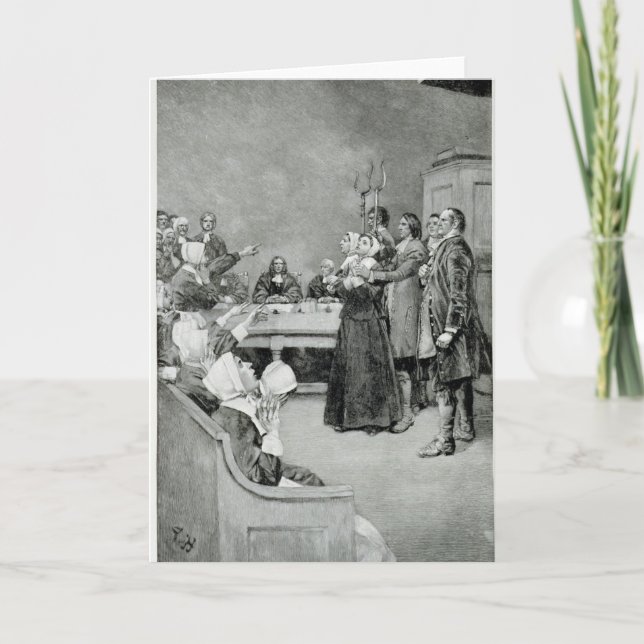 Tarjeta El juicio de una bruja (Anverso)