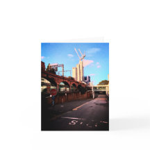 El lado de las vías del tren